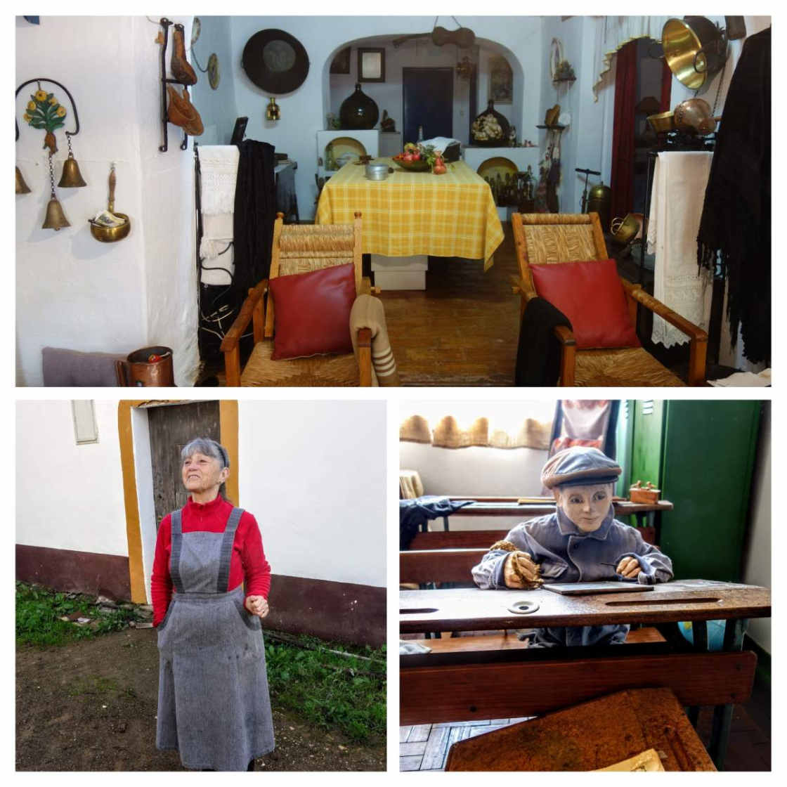 Het 'museum' van Odette collage-inrichting-boerderij-Alentejo